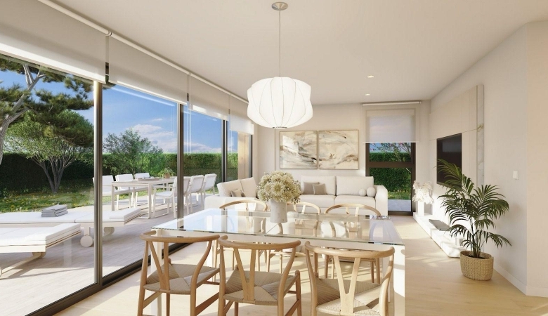 Apartamento de nueva construcción de planta baja con 3 dormitorios y jardín privado en La Nucía