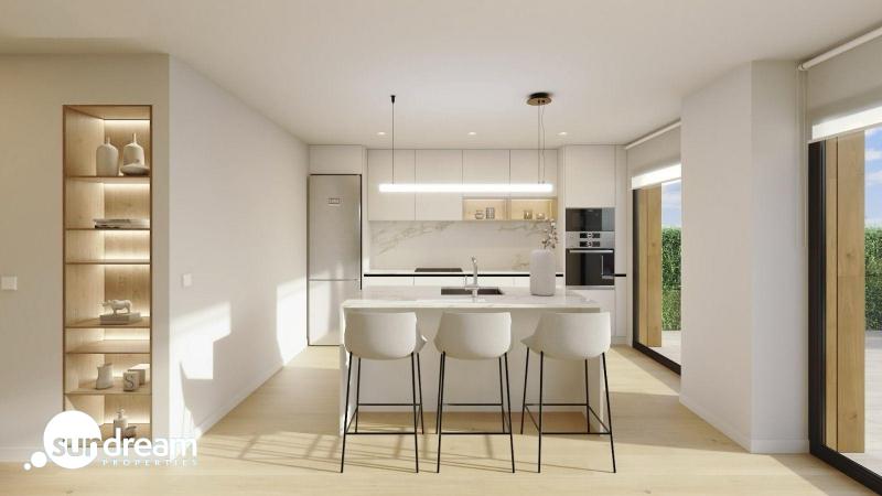 Apartamento de nueva construcción de planta baja con 3 dormitorios y jardín privado en La Nucía