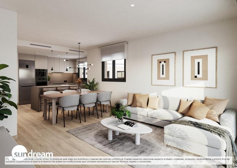 Apartamento moderno de 3 dormitorios en complejo residencial exclusivo con vistas al mar en Finestrat
