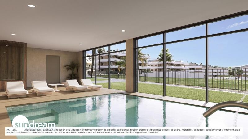 Ático de 2 dormitorios de nueva construcción en complejo residencial exclusivo con vistas al mar en Finestrat
