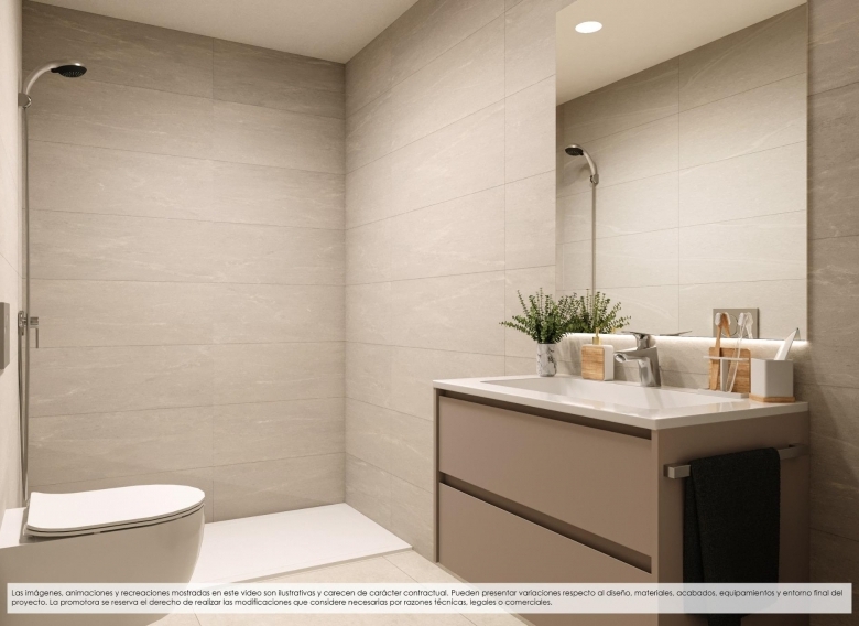 Ático de 3 dormitorios en complejo residencial exclusivo con vistas al mar en venta en Finestrat