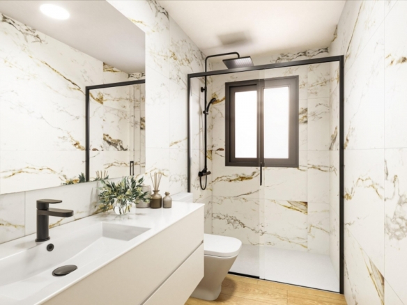 Apartamento moderno de nueva construcción con 2 dormitorios a solo 300m. de la Playa del Cura en Torrevieja.