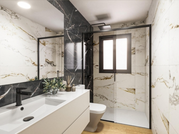 Apartamento moderno de nueva construcción con 2 dormitorios a solo 300m. de la Playa del Cura en Torrevieja.