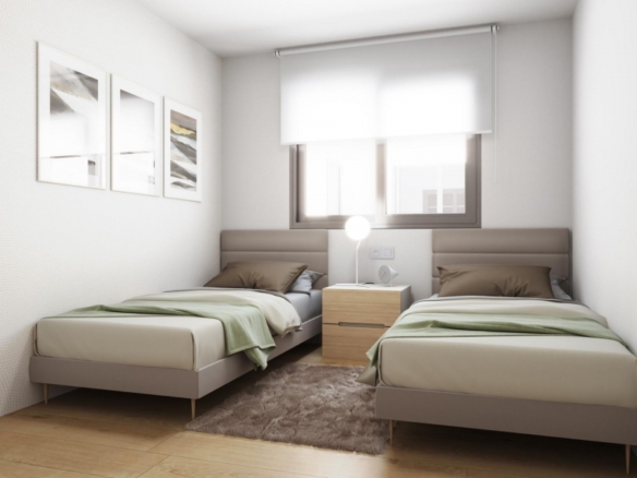 Apartamento moderno de nueva construcción con 2 dormitorios a solo 300m. de la Playa del Cura en Torrevieja.
