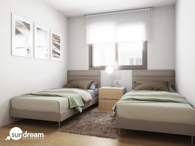 Apartamento moderno de nueva construcción con 2 dormitorios a solo 300m. de la Playa del Cura en Torrevieja.