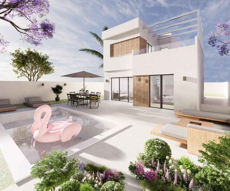 VILLAS DE OBRA NUEVA EN ROJALES
