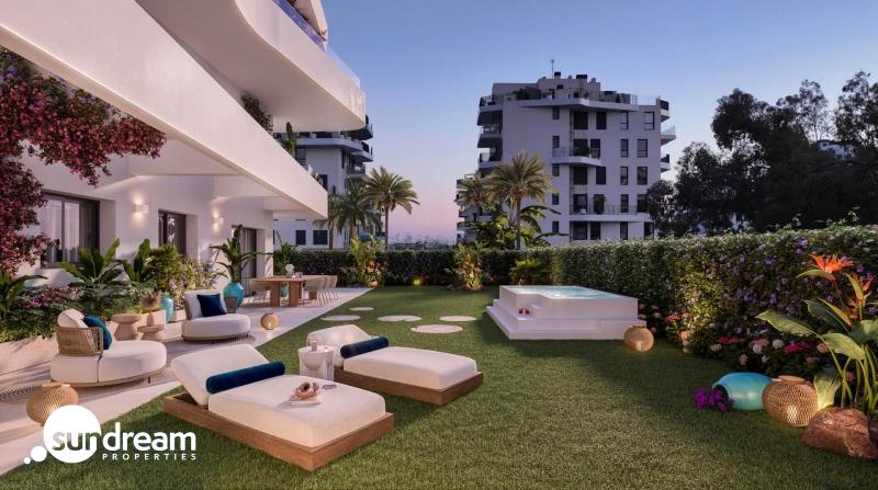 Apartamento de 3 dormitorios a la venta en complejo residencial en Villajoyosa
