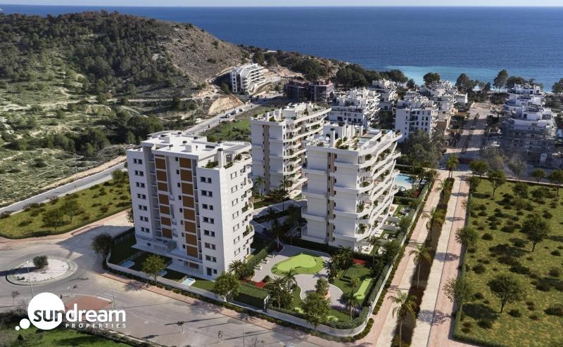g_42926-18-14 Apartamento de 3 dormitorios a la venta en complejo residencial en Villajoyosa