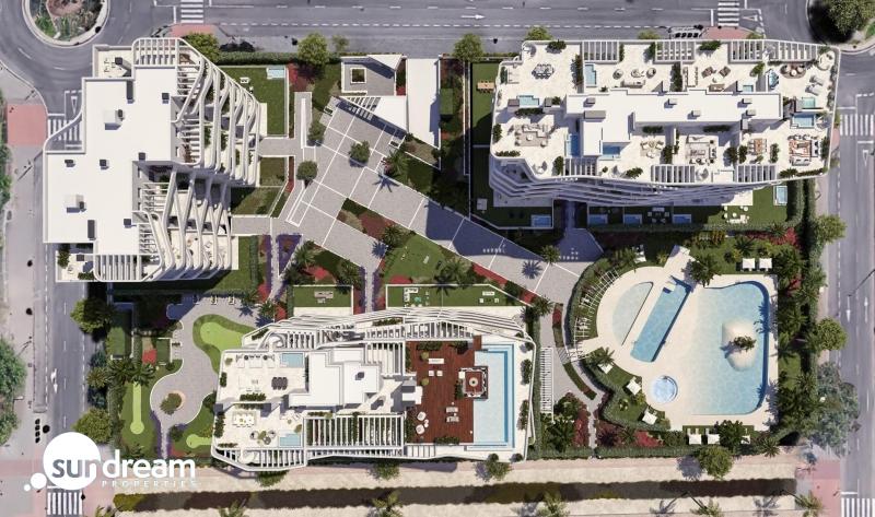 Apartamento de 3 dormitorios a la venta en complejo residencial en Villajoyosa