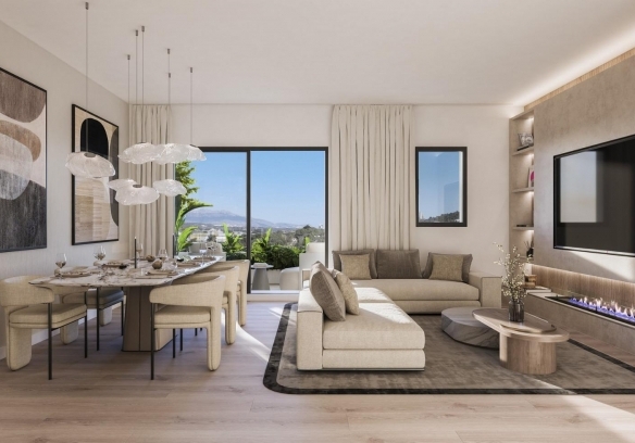 Apartamento de 3 dormitorios a la venta en complejo residencial en Villajoyosa