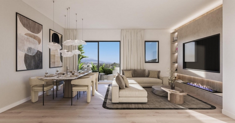 Apartamento de 3 dormitorios a la venta en complejo residencial en Villajoyosa