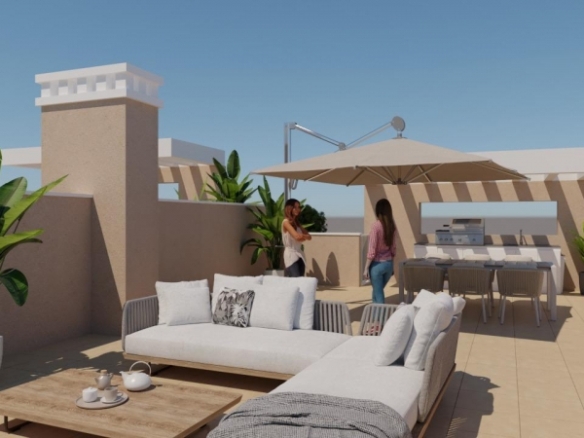 Bungalow de planta baja con 3 dormitorios a la venta en Golf Resort – Pilar de la Horadada