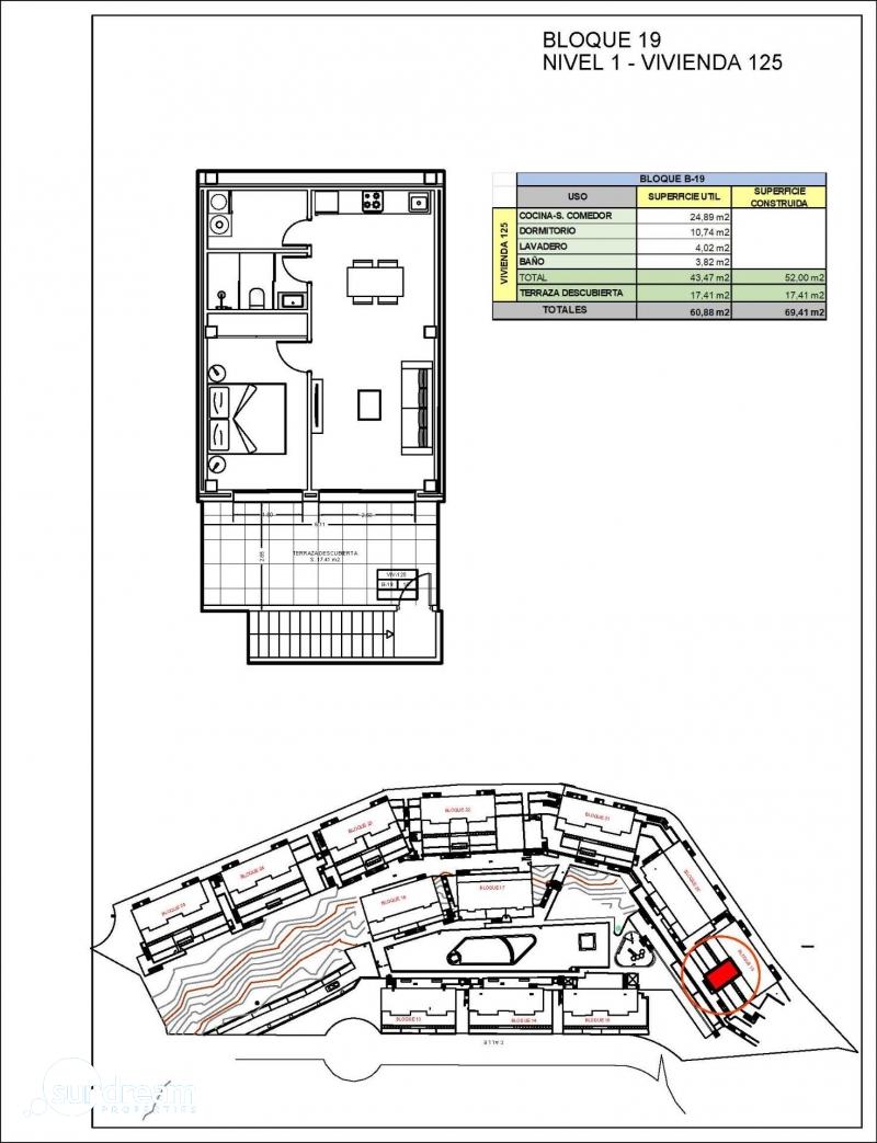 g_43024-4-37 Apartamento de 1 dormitorio con vistas al mar a la venta en Xeresa – Costa Blanca Norte