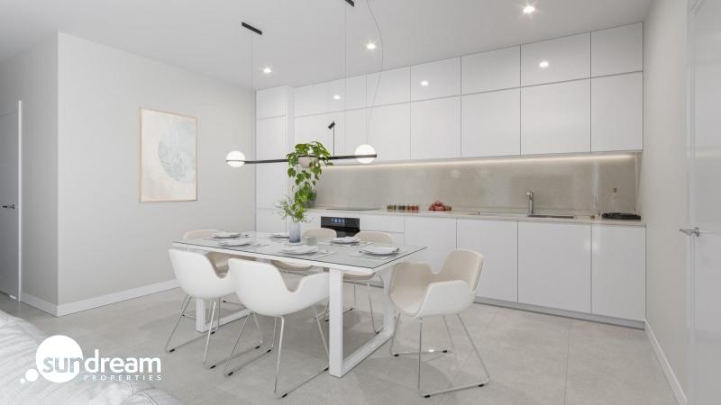 Villa pareada de 3 dormitorios con solarium a solo 950m de la playa en Puerto de Mazarrón