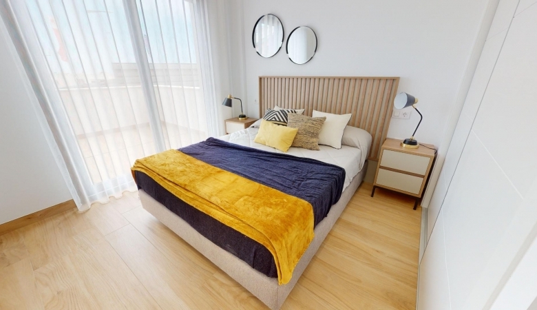 Bungalow de planta baja con 2 dormitorios y 2 amplias terrazas en Los Balcones(Torrevieja)