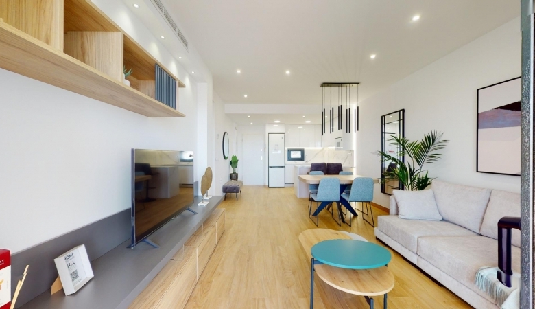 Bungalow de planta baja con 2 dormitorios y 2 amplias terrazas en Los Balcones(Torrevieja)