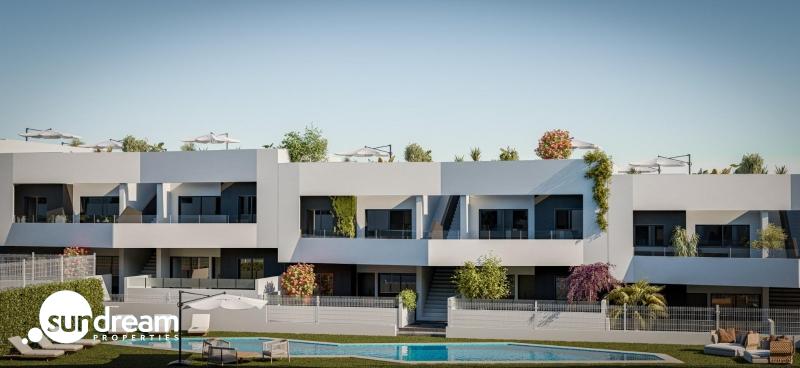 g_43105-16-1 Bungalow de planta baja de 3 dormitorios con jardín privado y trastero en San Miguel de Salinas