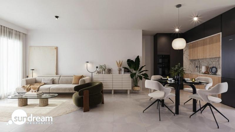 Bungalow de planta alta con 3 dormitorios y solarium privado en San Miguel de Salinas