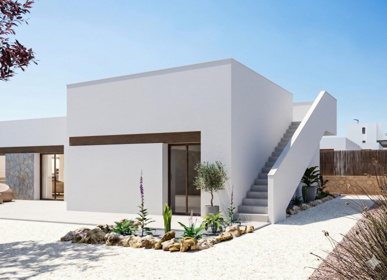 Villa independiente en una planta de 3 dormitorios con excelentes vistas panorámicas en Balcón de Finestrat