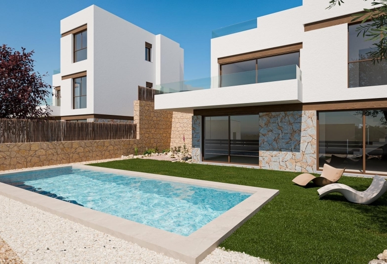 Villa de dos plantas con 3 dormitorios con vistas panorámicas en venta en Balcón de Finestrat