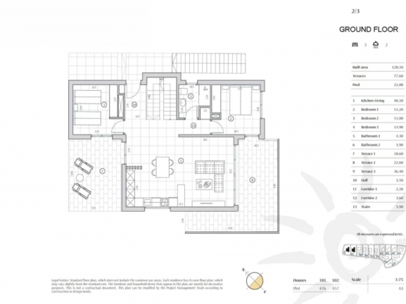 Villa de dos plantas con 3 dormitorios con vistas panorámicas en venta en Balcón de Finestrat