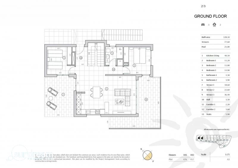 g_43138-19-20 Villa de dos plantas con 3 dormitorios con vistas panorámicas en venta en Balcón de Finestrat