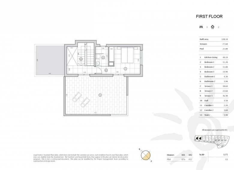 Villa de dos plantas con 3 dormitorios con vistas panorámicas en venta en Balcón de Finestrat