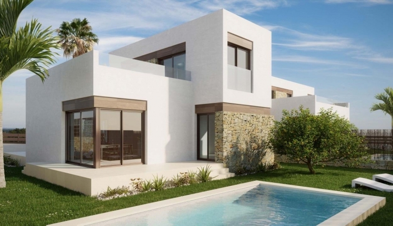 Villa de dos plantas con 3 dormitorios con vistas panorámicas en venta en Balcón de Finestrat