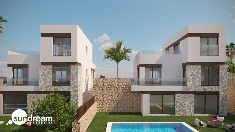 g_43138-19-24 Villa de dos plantas con 3 dormitorios con vistas panorámicas en venta en Balcón de Finestrat