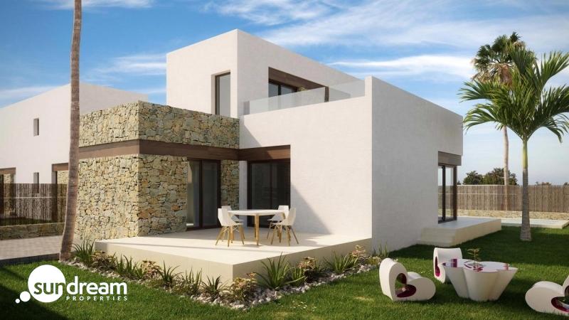 g_43138-19-25 Villa de dos plantas con 3 dormitorios con vistas panorámicas en venta en Balcón de Finestrat
