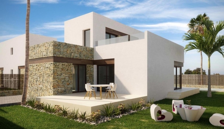 Villa de dos plantas con 3 dormitorios con vistas panorámicas en venta en Balcón de Finestrat