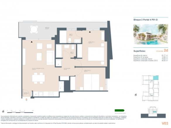 Apartamento de 2 dormitorios a 5 minutos de la playa a la venta en Jávea