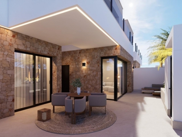 Villa de lujo con 4 dormitorios y piscina privada con jacuzzi a la venta en San Pedro del Pinatar