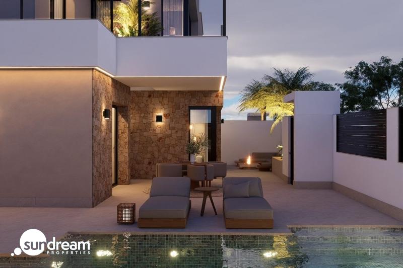 Villa de lujo con 4 dormitorios y piscina privada con jacuzzi a la venta en San Pedro del Pinatar
