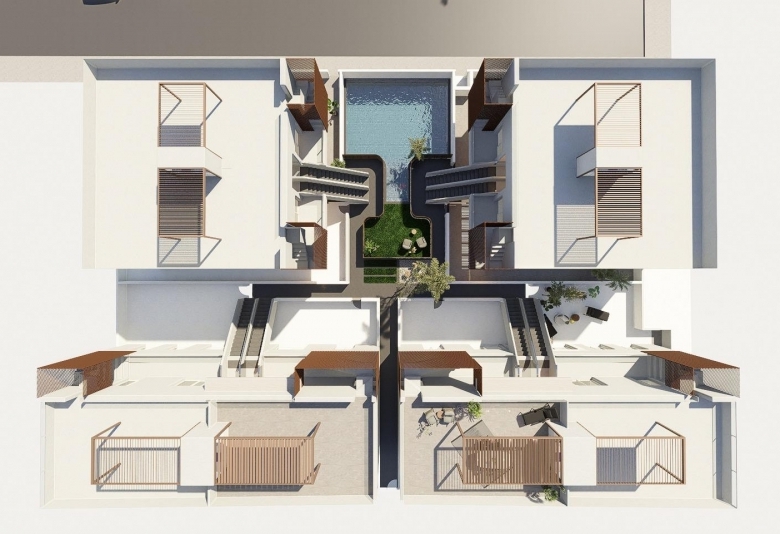 Apartamento de planta baja con 3 dormitorios y piscina comunitaria a la venta en Pilar de la Horadada