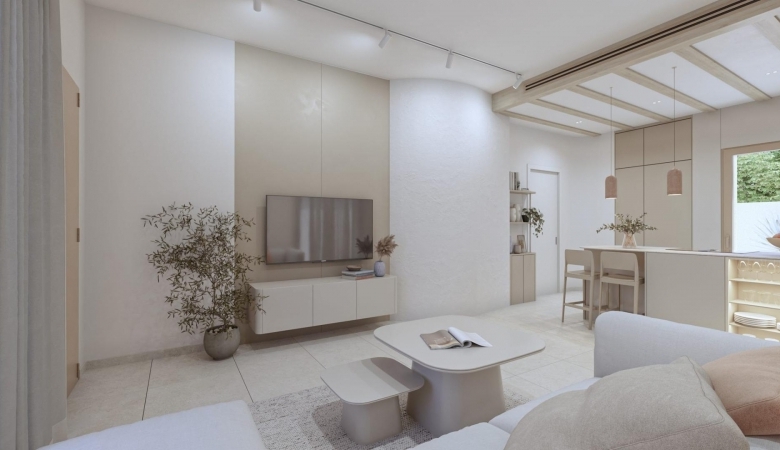 Bungalow de planta baja de 2 dormitorios con piscina privada a la venta en Pilar de la Horadada