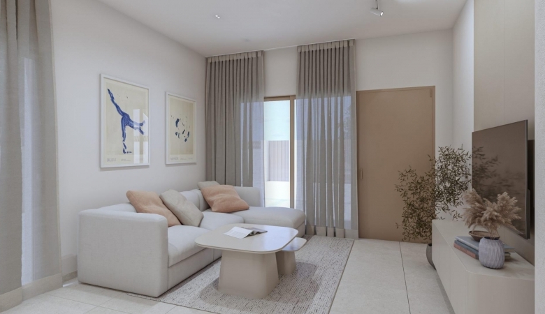 Bungalow de planta baja de 2 dormitorios con piscina privada a la venta en Pilar de la Horadada