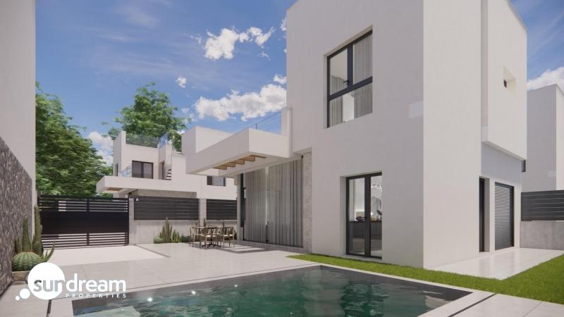 g_43238-24-1 Villa independiente de nueva construcción con 4 dormitorios y piscina privada en Los Montesinos(Alicante)