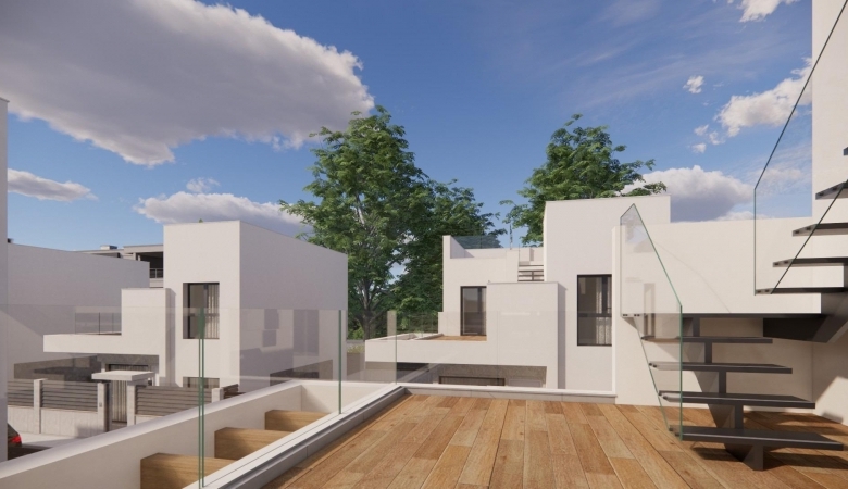 Villa independiente de nueva construcción con 4 dormitorios y piscina privada en Los Montesinos(Alicante)