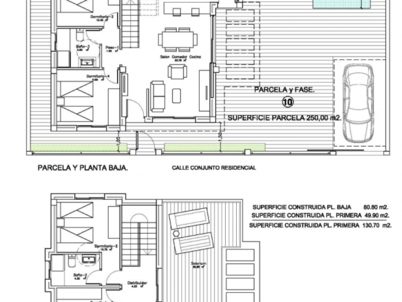 Villa independiente de nueva construcción con 4 dormitorios y piscina privada en Los Montesinos(Alicante)