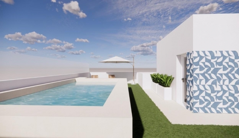 Apartamento de 1 dormitorio de planta baja a la venta a 140 m de la playa en Torre de la Horadada