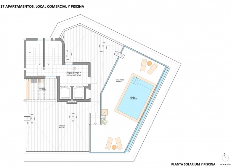 Apartamento turístico de 1 dormitorio cerca de la playa en Lo Pagán a la venta en San Pedro del Pinatar