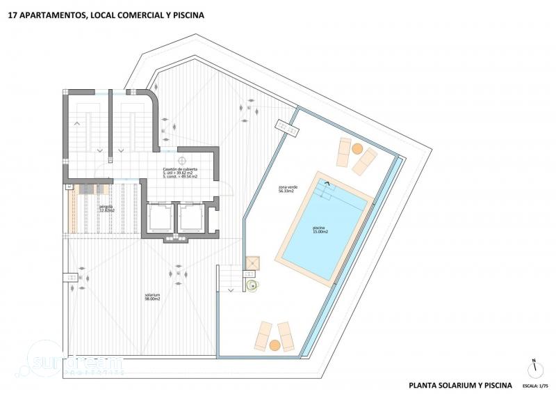 g_43252-8-12 Apartamento turístico de 1 dormitorio cerca de la playa en Lo Pagán a la venta en San Pedro del Pinatar