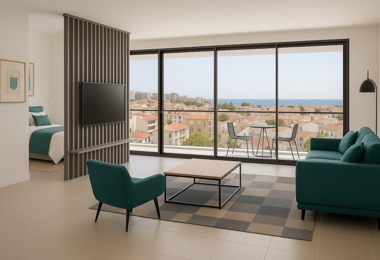 Apartamento turístico de 1 dormitorio cerca de la playa en Lo Pagán a la venta en San Pedro del Pinatar