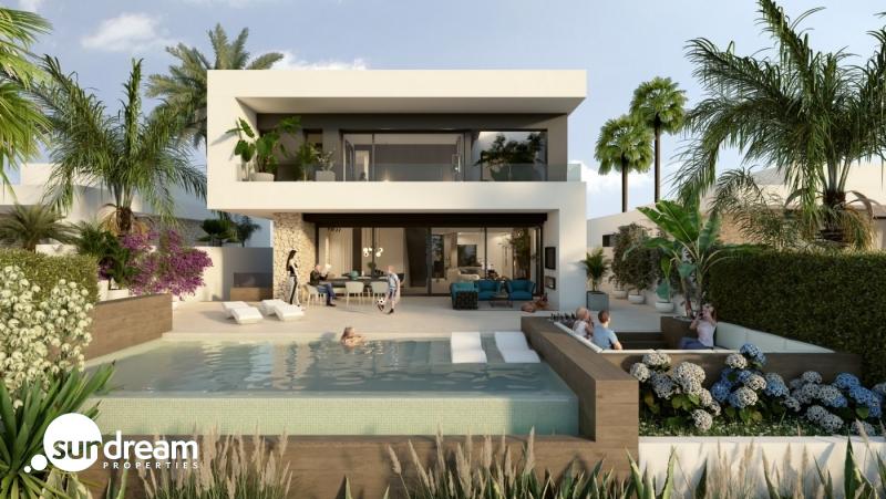 Exclusiva villa de nueva construcción con 3 dormitorios en primera línea de campo de golf en La Finca Golf Resort(Algorfa)