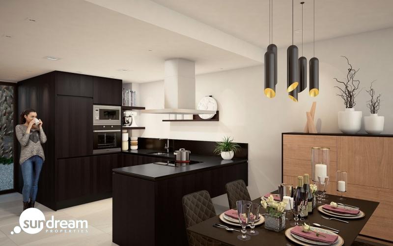 Villa pareada de 3 dormitorios con piscina privada a la venta en La Finca Golf Resort, Algorfa
