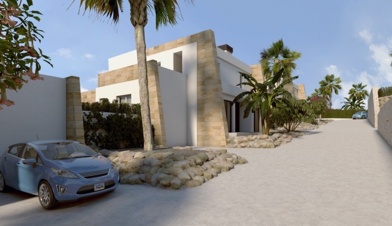 Villa pareada de 3 dormitorios con piscina privada a la venta en La Finca Golf Resort, Algorfa