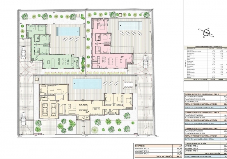 Villa exclusiva en una planta con 4 dormitorios y piscina privada a la venta en Polop(Alicante)