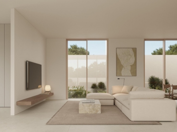 Villa exclusiva en una planta con 4 dormitorios y piscina privada a la venta en Polop(Alicante)