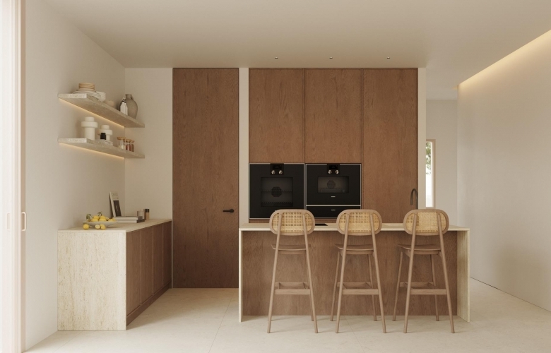 Villa exclusiva en una planta con 4 dormitorios y piscina privada a la venta en Polop(Alicante)